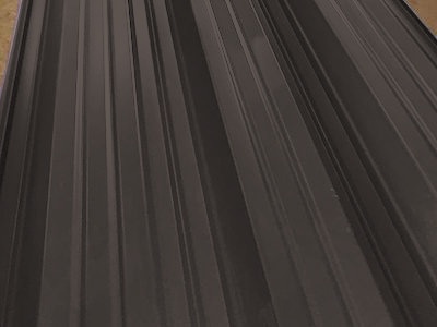 Окрашенный профнастил С8-1150, 0,55 мм, шоколадно-коричневый