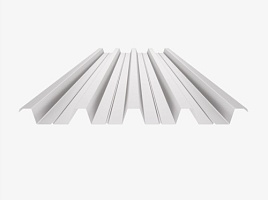 Нержавеющий профнастил Н60-1250, 0,7 мм, AISI 304